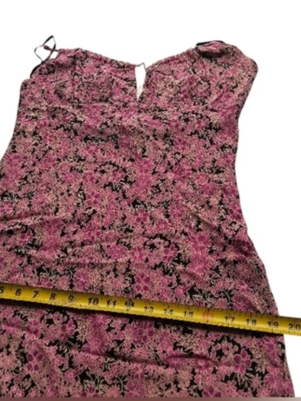 Free People Women’s Bon Voyage Midi Dress Black Combo Floral NWT M